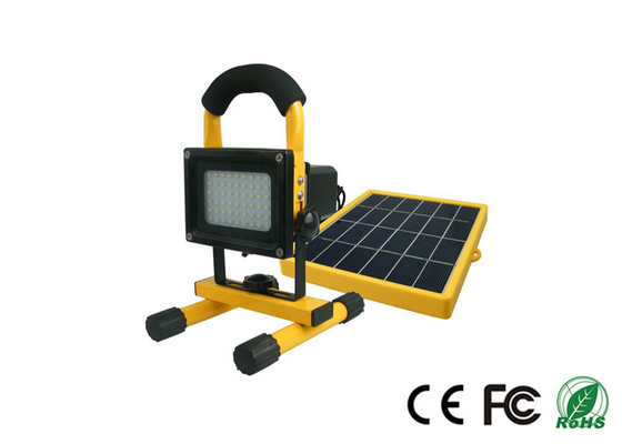 Alto Efficienc 3W 12 luces de inundación solares del LED con el panel solar monocristalino