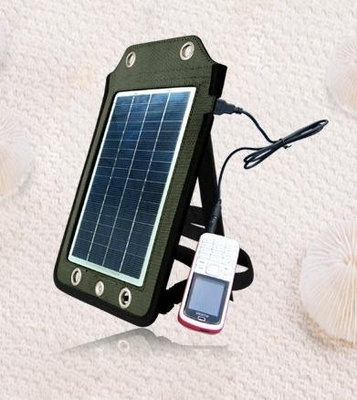 cargador móvil solar portátil impermeable 5W para el teléfono móvil